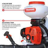 Tomahawk 4-Gallon Backpack Motorized Fertilizer/Ice Melter Spreader image 4