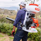 Tomahawk 4-Gallon Backpack Motorized Fertilizer/Ice Melter Spreader image 7