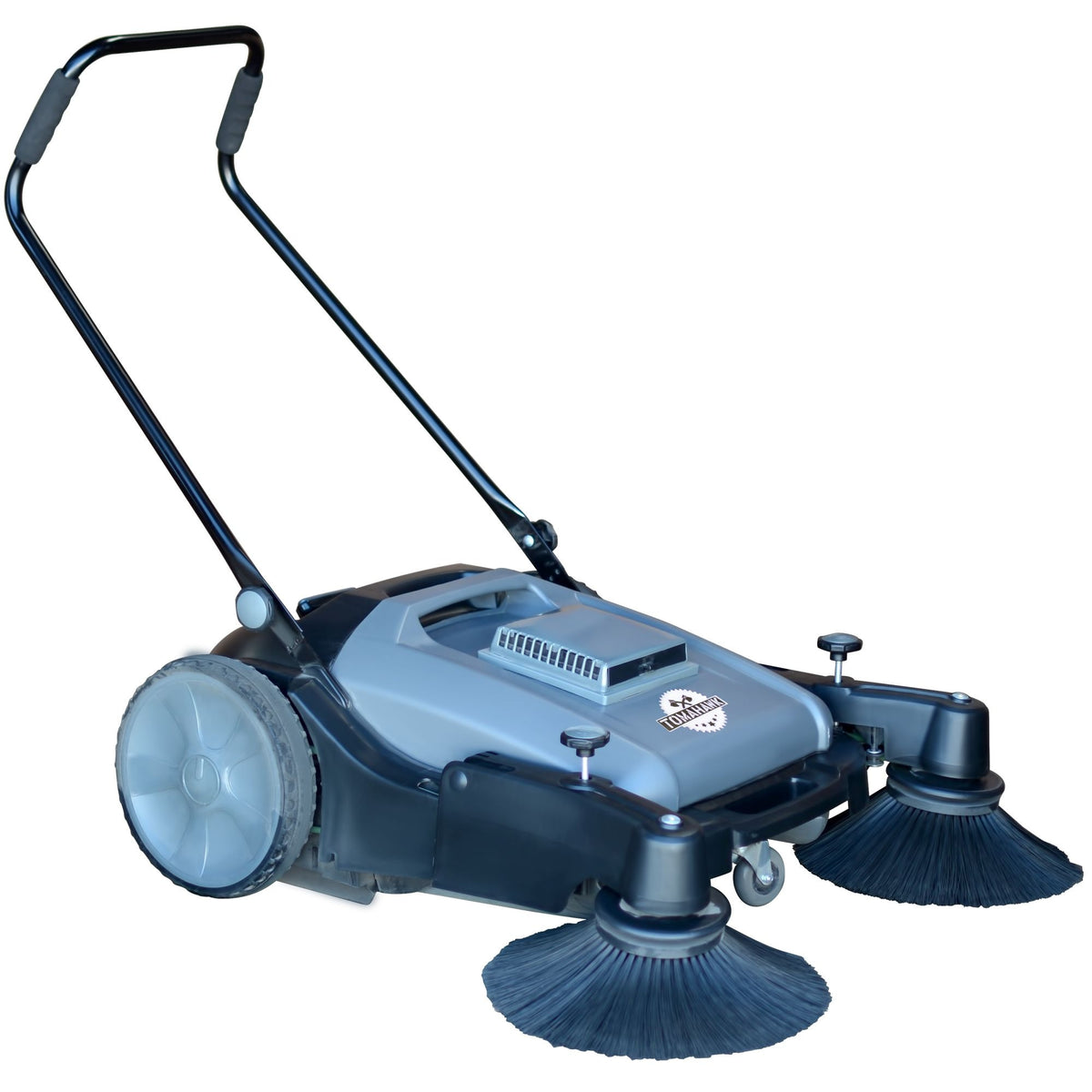Tomahawk Commercial Push Sweeper & Hard Floor Cleaner, 38-in