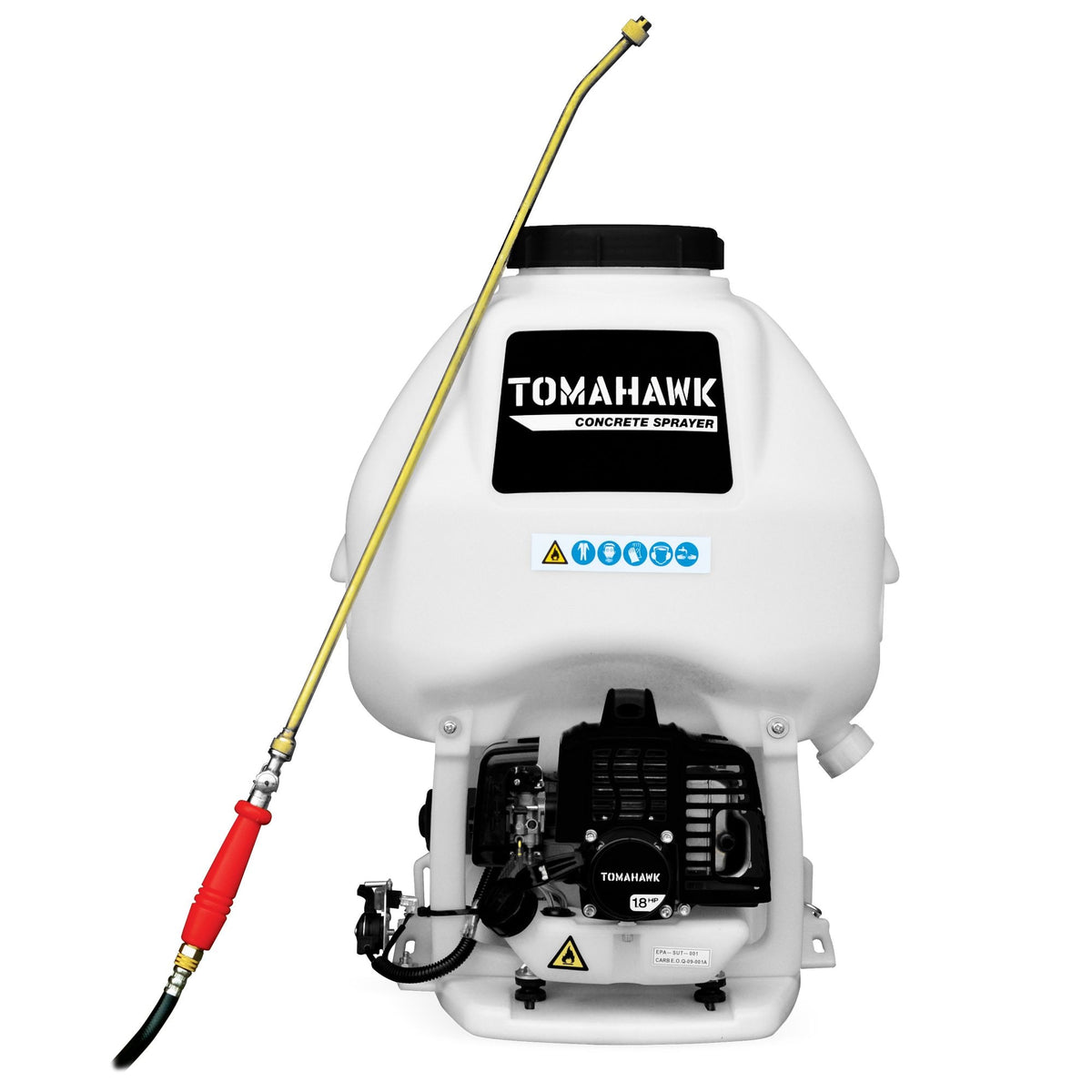 Tomahawk Power TCS6.5 Concrete Backpack Sprayer, 450 PSI