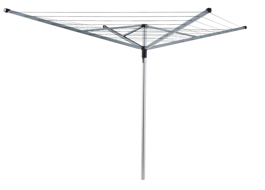 Topspinner Outdoor Umbrella Rotary Clothesline Dryer with Ground Spike, 1.75-in D x 74.8-in H