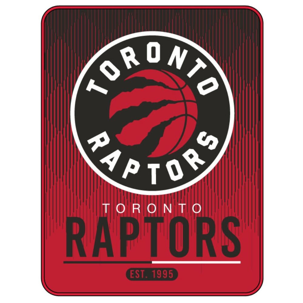 Toronto Raptors 1 Ply Throw Blanket, 40 x 50"