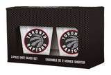 Toronto Raptors Heavy Base Shot Glass Set For NBA Basketball Fans/Collectors, 2-oz, 2-pk image 2