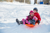 Torpedo Kids' 2-Person Lightweight Plastic Winter Snow Sled Toboggan image 6