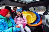 Torpedo Kids' 2-Person Lightweight Plastic Winter Snow Sled Toboggan image 7