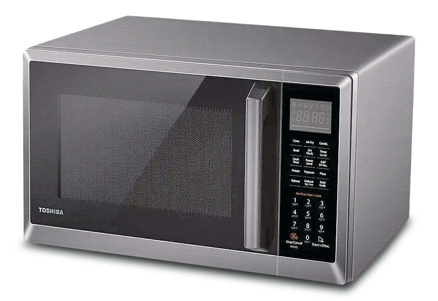 Toshiba Countertop Microwave, Stainless Steel Air Fryer, 1500 W, 1.0-cu-ft