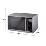 Toshiba Countertop Microwave, Stainless Steel Air Fryer, 1500 W, 1.0-cu-ft image 6