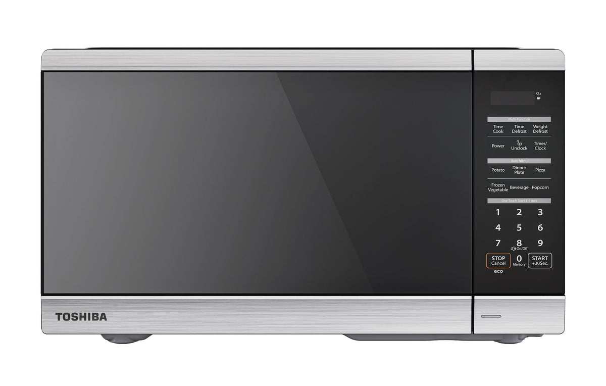 Toshiba ML3-EM16PAI(SS)/CA Countertop Microwave with Smart Sensor Cooking, 1200W, 1.6-cu.ft, Stainless Steel