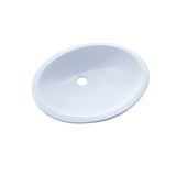 Toto 17x14-in Oval Vessel Cotton Undercounter Sink/Lavatory image 2