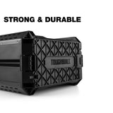 ToughBuilt StackTech Half Portable Modular Plastic/Metal Tool Box with Inner Tray and 5 Dividers, IP65-Rated, Black image 8