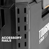 ToughBuilt StackTech Top Portable Modular Plastic/Metal Tool Box with 4 Dividers and 4 Bins, IP65-Rated, Black image 5