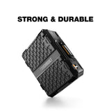 ToughBuilt StackTech Top Portable Modular Plastic/Metal Tool Box with 4 Dividers and 4 Bins, IP65-Rated, Black image 8