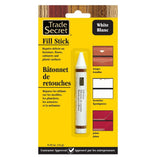 Trade Secret Wood Fill Sticks for Defects, 100% Wax, White