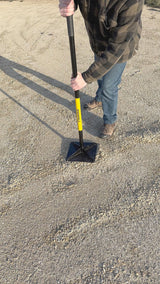 Tradesman Steel Leveling Garden Tamper with Rubber Grip, 10-in x 10-in image 4