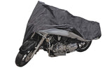 Tripel Premium Polyester Motorcycle Cover, Black, X-Large image 3