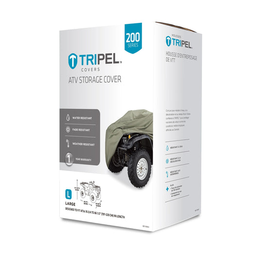Tripel Waterproof ATV Storage Cover, Large