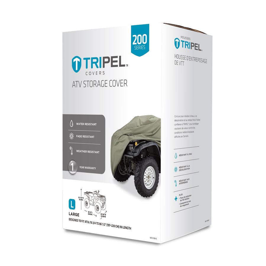 Tripel Waterproof ATV Storage Cover, Large