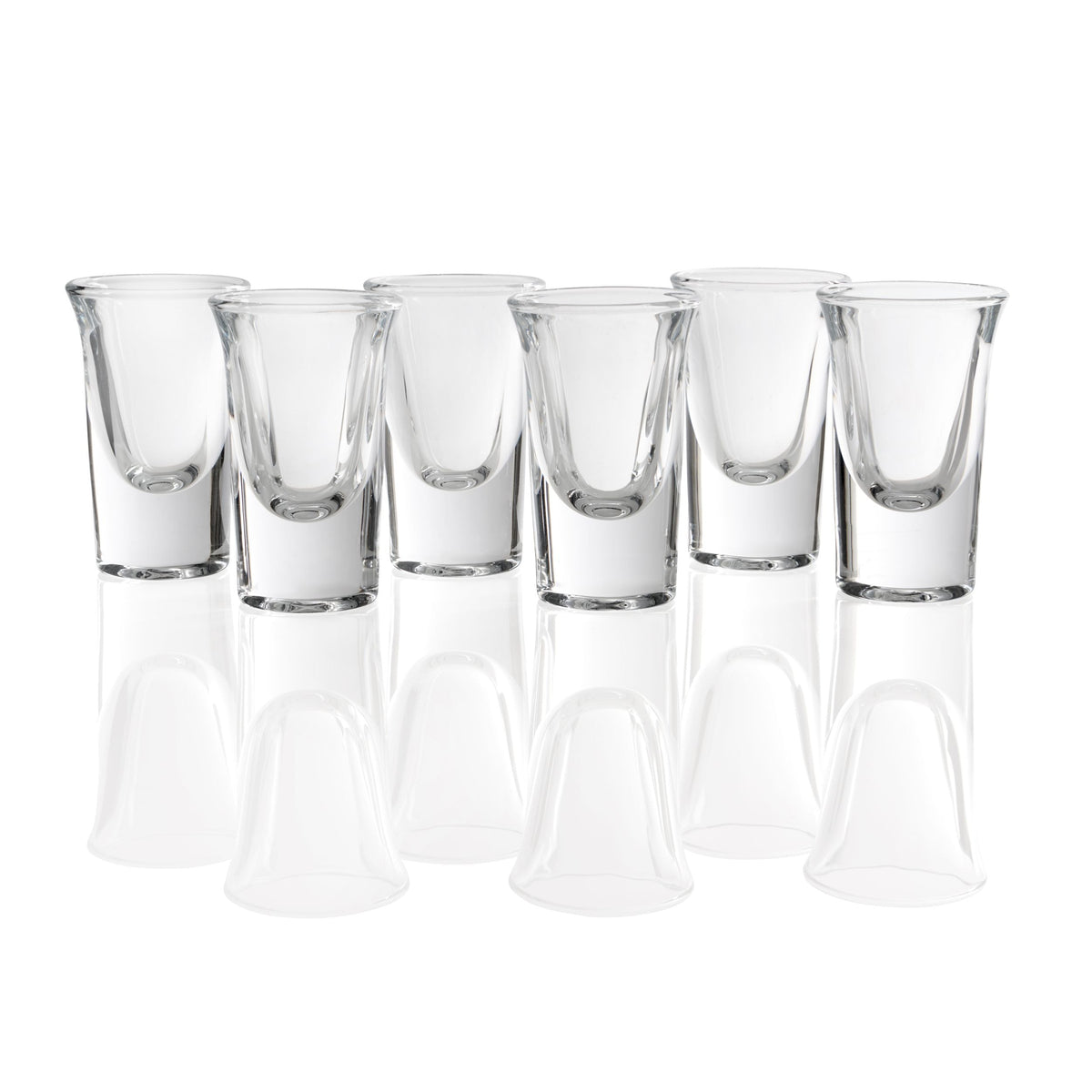 Trudeau Shot Glasses Set, 1-oz Capacity, 30-mL, 6-pc