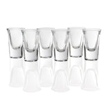 Trudeau Shot Glasses Set, 1-oz Capacity, 30-mL, 6-pc