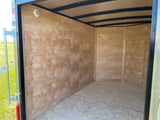 True North 5 x 8-ft Enclosed Trailer with Ramp Door, White image 7