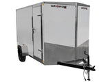 True North 6 x 12-ft Enclosed Utility Trailer with Ramp Door