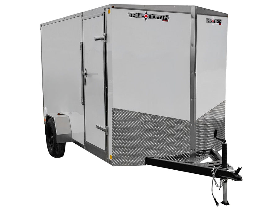 True North 6 x 12-ft Enclosed Utility Trailer with Ramp Door