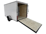 True North 6 x 12-ft Enclosed Utility Trailer with Ramp Door image 5