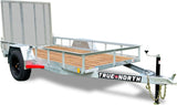 True North 60-in x 10-ft Galvanized Utility Trailer