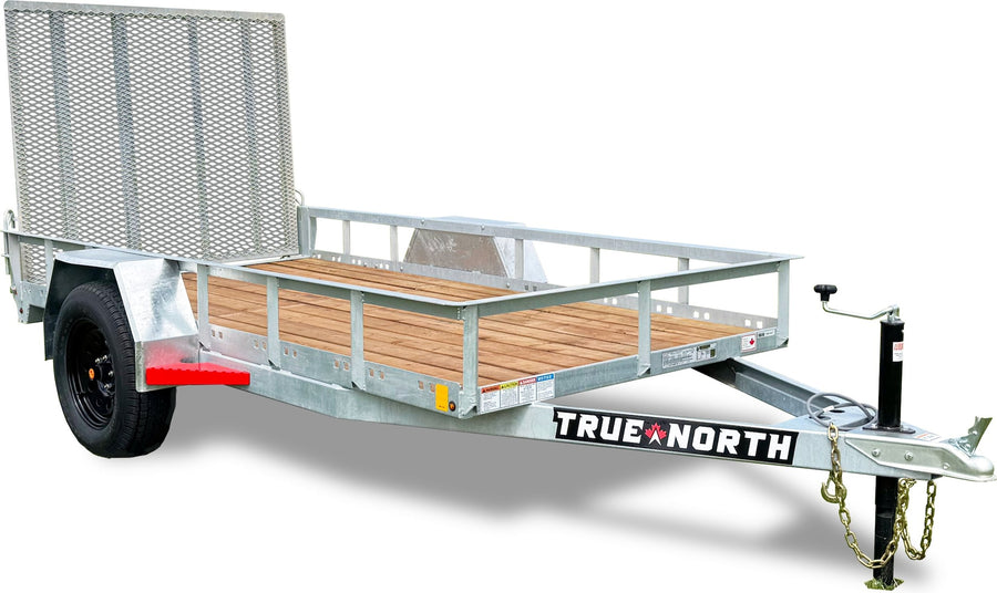 True North 60-in x 10-ft Galvanized Utility Trailer
