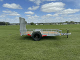 True North 60-in x 10-ft Galvanized Utility Trailer image 2