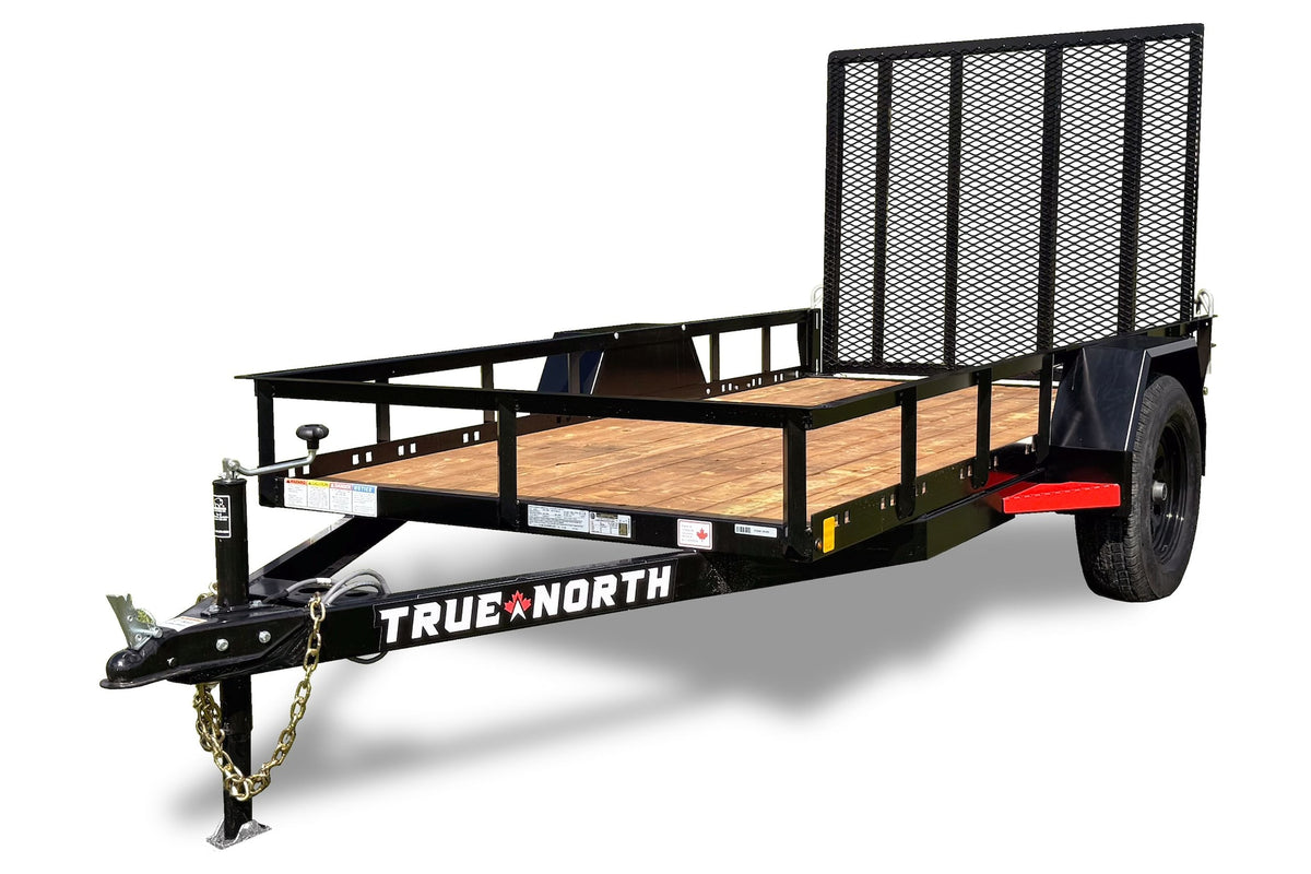 True North 60-in x 10-ft Landscape Utility Trailer with Ramp Gate