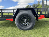 True North 60-in x 10-ft Landscape Utility Trailer with Ramp Gate image 2