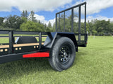 True North 60-in x 10-ft Landscape Utility Trailer with Ramp Gate image 3
