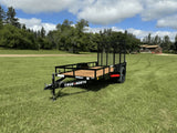 True North 60-in x 10-ft Landscape Utility Trailer with Ramp Gate image 4