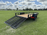 True North 60-in x 10-ft Landscape Utility Trailer with Ramp Gate image 5