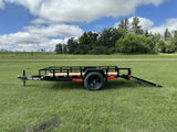 True North 60-in x 10-ft Landscape Utility Trailer with Ramp Gate image 8