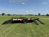 True North 83-in x 14-ft Utility Trailer With Gate & Side ATV Ramps, Black image 6