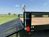 True North 83-in x 14-ft Utility Trailer With Gate & Side ATV Ramps, Black image 7