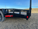 True North 83-in x 16-ft Tandem Axle Utility Trailer, Black image 3