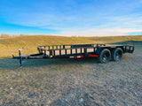 True North 83-in x 16-ft Tandem Axle Utility Trailer, Black image 6