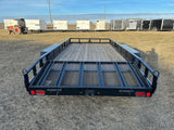 True North 83-in x 16-ft Tandem Axle Utility Trailer, Black image 7