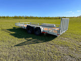 True North 83-in x 16-ft Tandem Axle Utility Trailer, Galvanized image 3