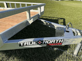 True North 83-in x 16-ft Tandem Axle Utility Trailer, Galvanized image 7