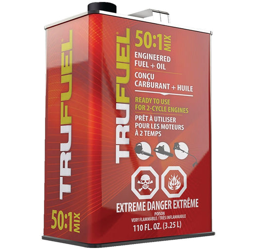 TruFuel 50:1 Pre-Mixed Fuel & Oil for 2-Cycle Engines, 3.25 L