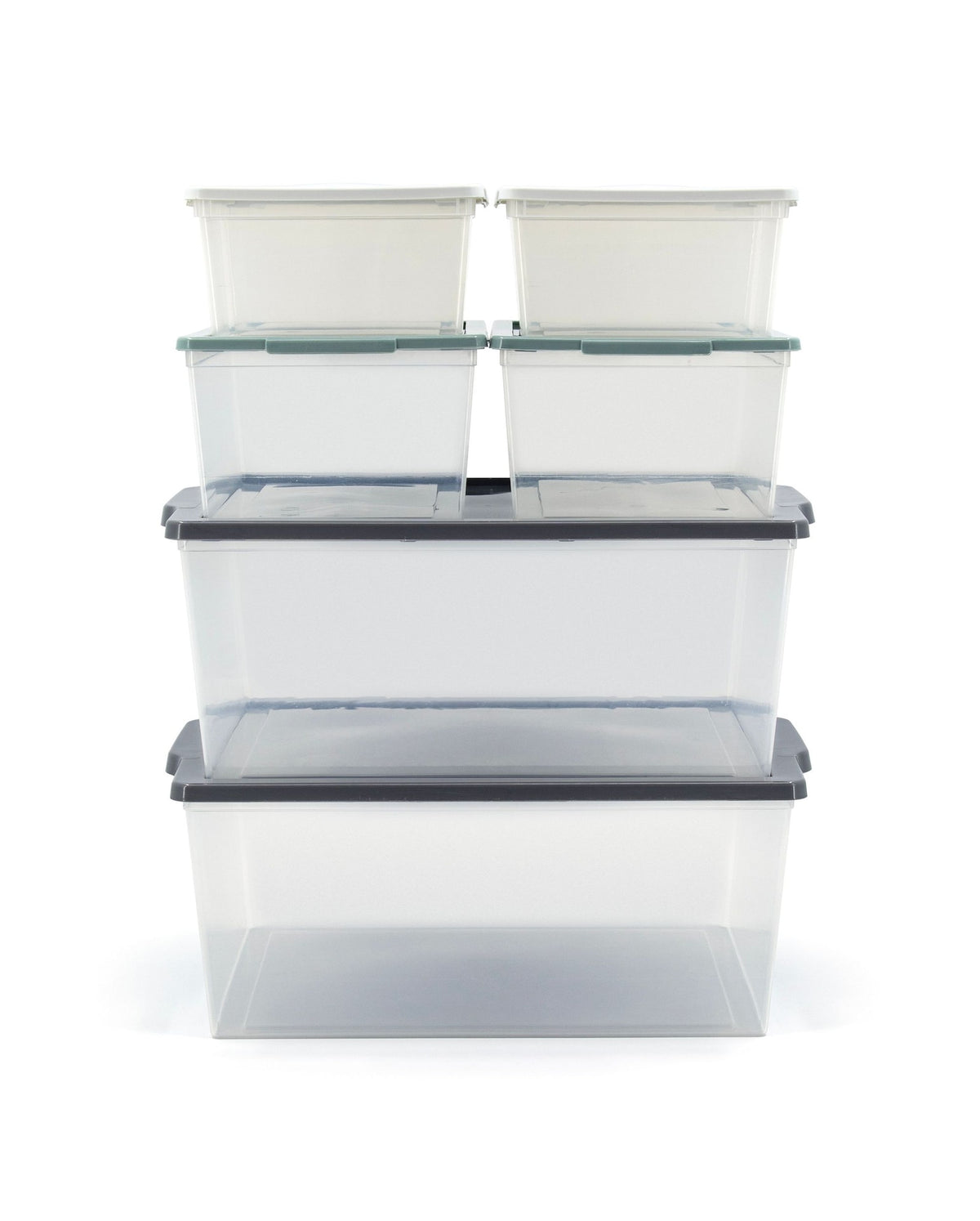 Tuff Store Modbox Modular Storage Bin with Lid, 8-pk