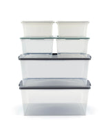 Tuff Store Modbox Modular Storage Bin with Lid, 8-pk
