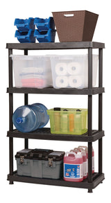 TuffStore 4-Shelf Resin/Plastic Storage Rack/Shelving Unit, 36 x 18 x 54-in image 4