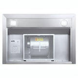 Turin Astra Pro Wall-Mounted Range Hood, Stainless Steel, 30-in image 7