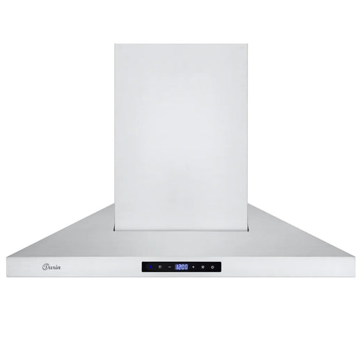 Turin Marbella Pro Wall-Mounted Range Hood, Stainless Steel, 30-in