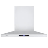 Turin Nova Pro Wall-Mounted Range Hood, Stainless Steel, 30-in image 2